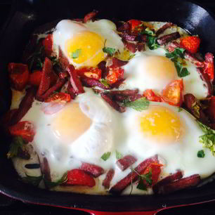 Рецепт Яичницы в духовке