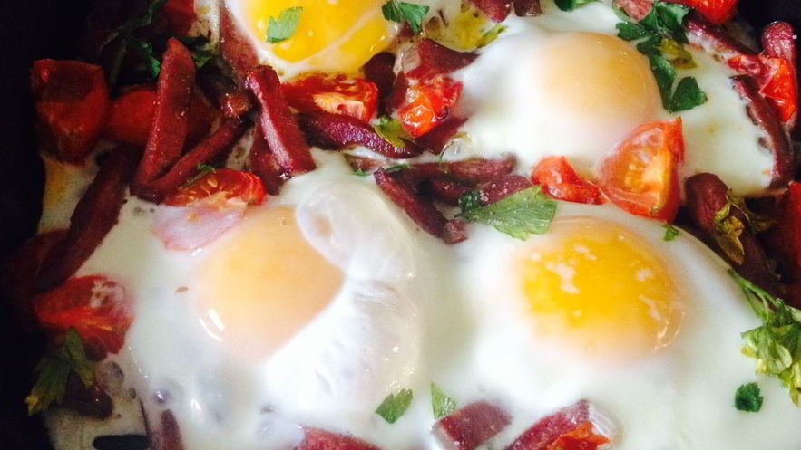 Рецепт яичницы в духовке