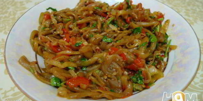 Рецепт закуски из баклажанов по-корейски