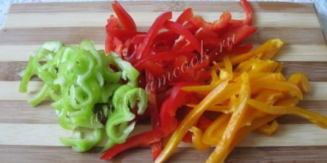 Рецепт закуски из болгарского перца и моркови