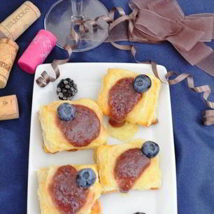 Рецепт Закуски из слоеного теста