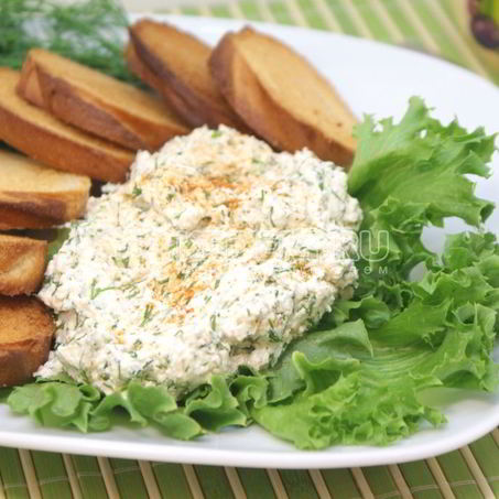 Рецепт Закуски из сыра фета с гренками