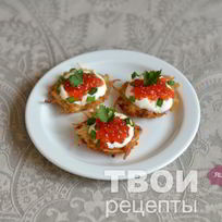 Рецепт Закуски с икрой
