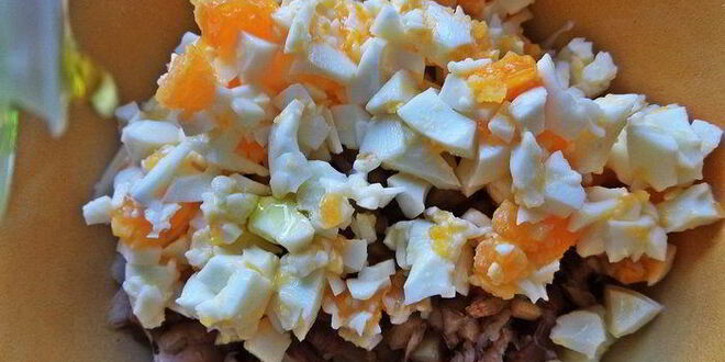 Рецепт закуски скумбрия с яйцом