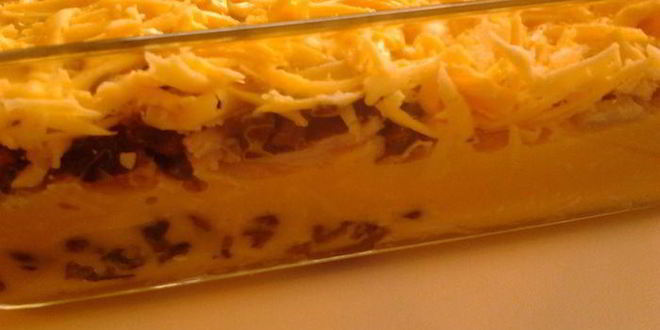 Рецепт заливной запеканочки