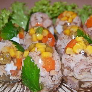 Рецепт Говяжьего заливного Драгоценные камни