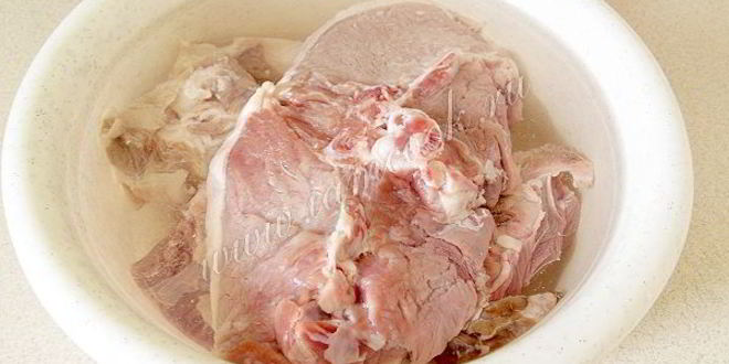 Рецепт мясного заливного