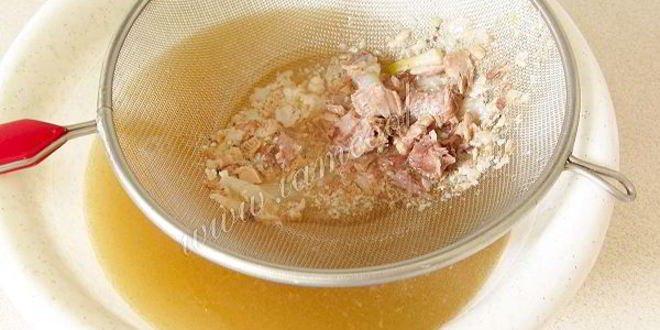 Рецепт мясного заливного