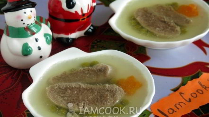 Рецепт заливного из говяжьего языка