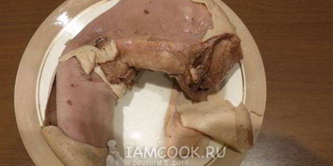 Рецепт заливного из говяжьего языка