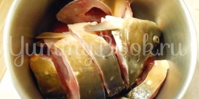 Рецепт заливного из карпа с буряком