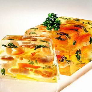 Рецепт Заливного из креветок