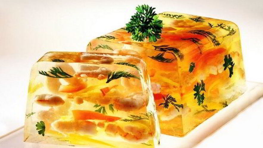 Рецепт заливного из креветок