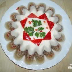 Рецепт Заливного из курицы с майонезом