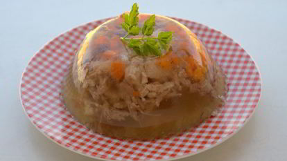 Рецепт Заливного из курицы с желатином
