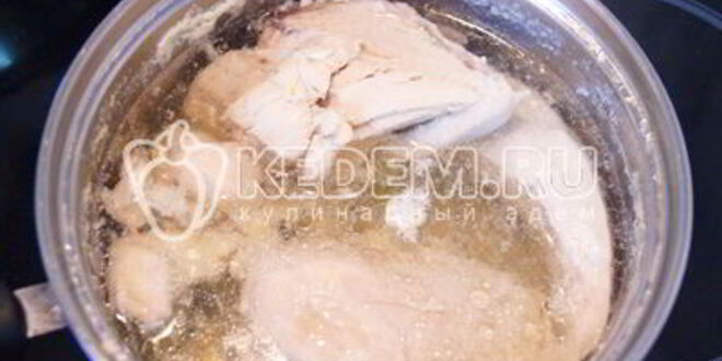 Рецепт заливного из курицы