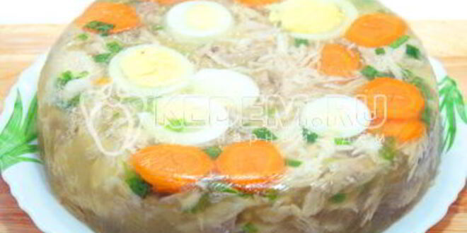 Рецепт заливного из курицы