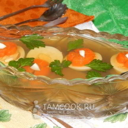 Рецепт Заливного из печени