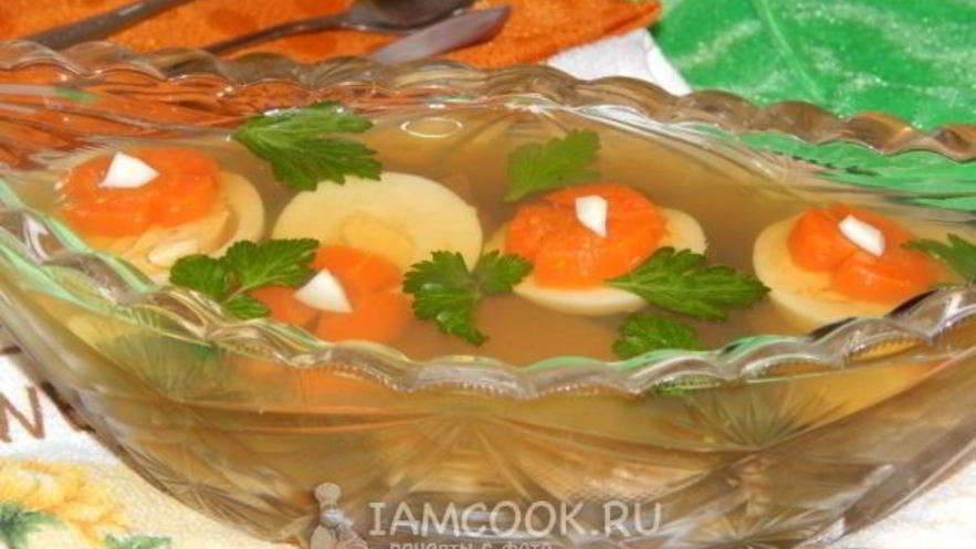 Рецепт заливного из печени