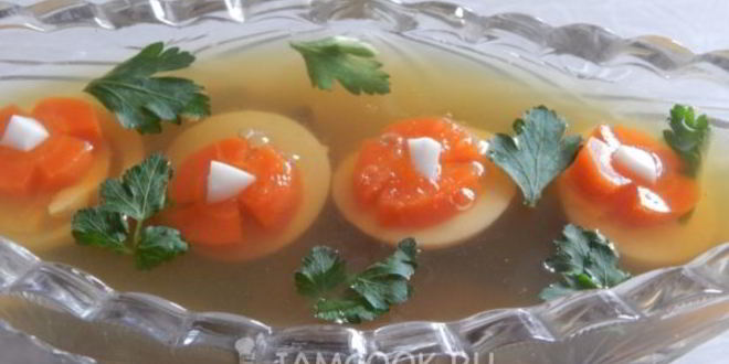 Рецепт заливного из печени