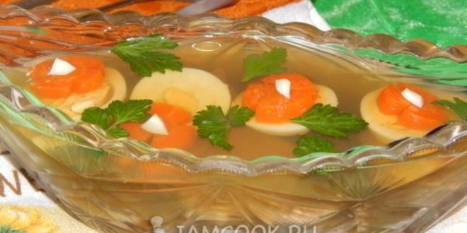 Рецепт заливного из печени