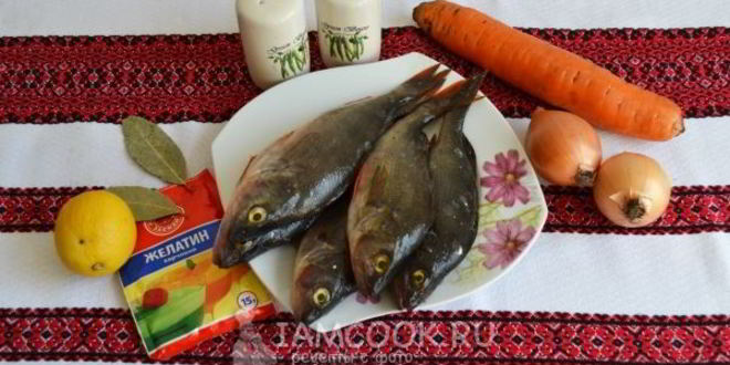 Рецепт заливного из речного окуня