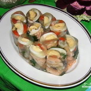 Рецепт Заливного из рыбы без желатина