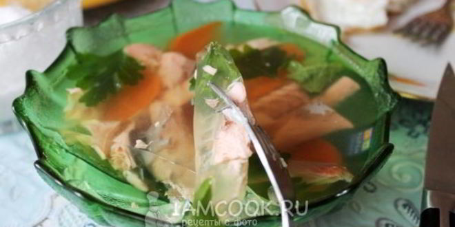 Рецепт заливного из семги