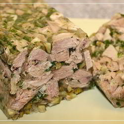 Рецепт Заливного из ветчины