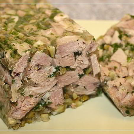 Рецепт Заливного из ветчины