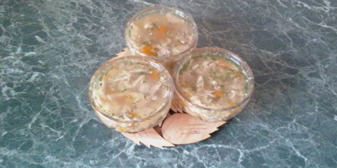 Рецепт заливного ко-ко