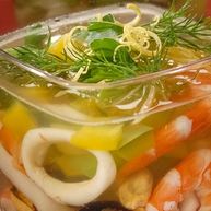 Рецепт Заливного Морского дна