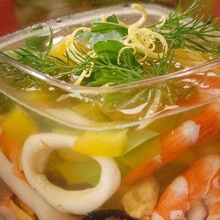 Рецепт Заливного Морского дна