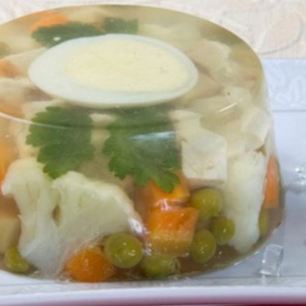 Рецепт Заливного с куриным филе