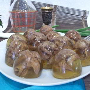 Рецепт Заливного в яичной скорлупе