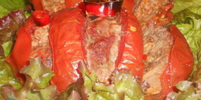 Рецепт запеченных помидоров с мясом