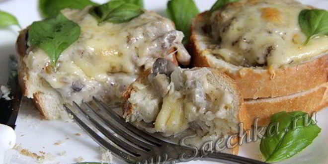 Рецепт быстрого жульена с грибами без кокотниц