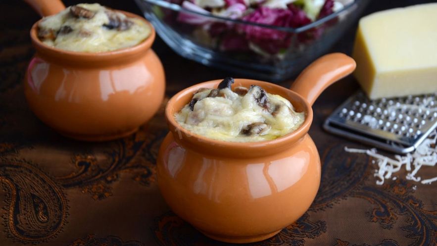 Рецепт классического жульена с курицей и грибами