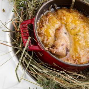 Рецепт Жульена из белых грибов с перепелкой