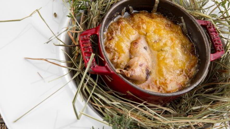 Рецепт жульена из белых грибов с перепелкой