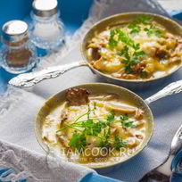 Жульен из лисичек