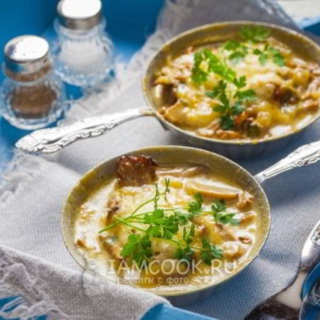 Рецепт Жульена из лисичек