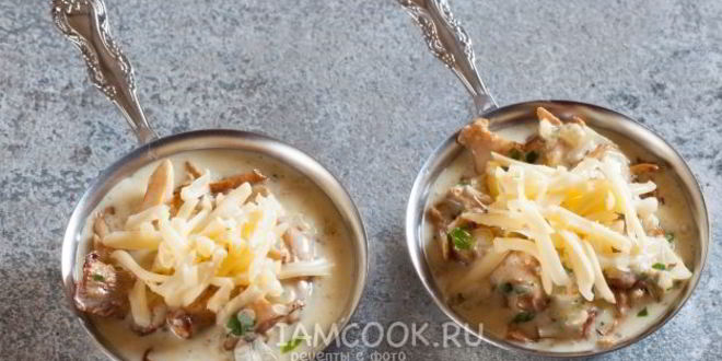 Рецепт жульена из лисичек