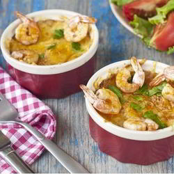 Рецепт Жульена из морепродуктов с белым вином