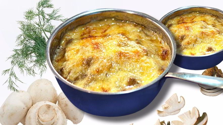 Рецепт жульена классического в сметанном соусе