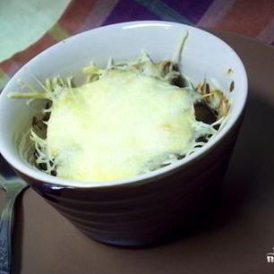 Рецепт Жульена с грибами и баклажанами