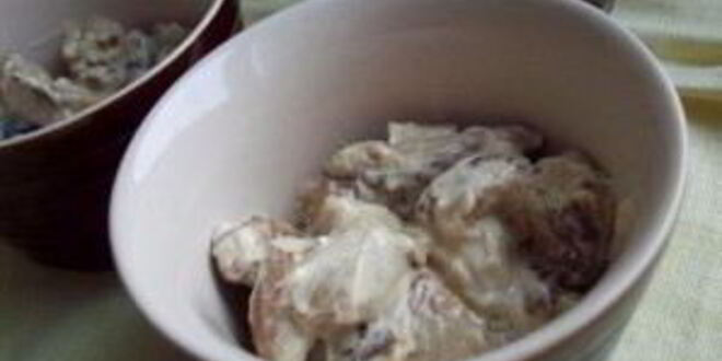 Рецепт жульена с грибами и баклажанами