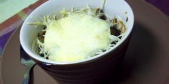 Рецепт жульена с грибами и баклажанами