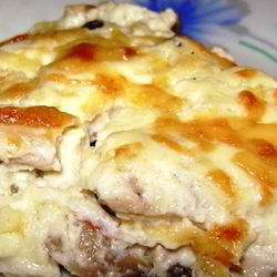 Рецепт Жульена с грибами на сковороде