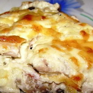 Рецепт Жульена с грибами на сковороде